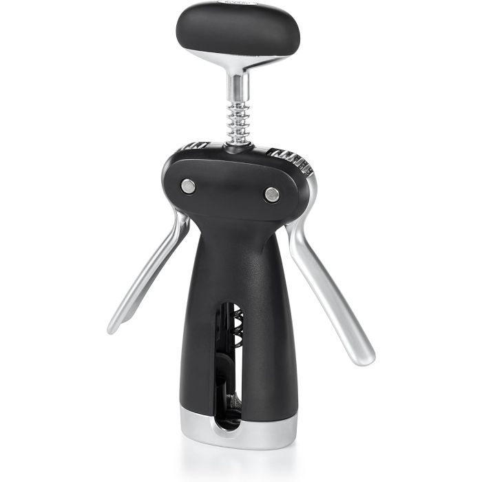 Sacacorchos de Alas OXO SteeL con Cortador de Foil Removible