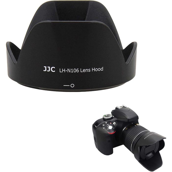 JJC HB-N106 Parasol Reversible para Lente Nikon 18-55mm