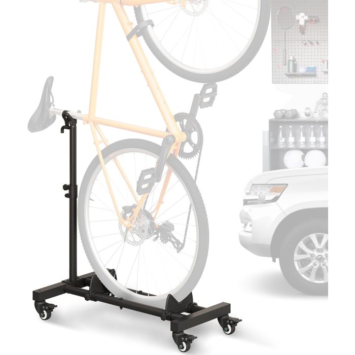 Soporte Vertical para Bicicleta Sttoraboks, Ajustable, Ruedas, Hasta 29"