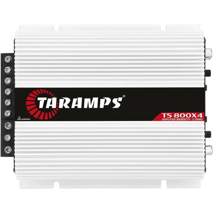 Amplificador de Audio para Auto Taramps TS 800x4 800 Watts RMS 4 Canales