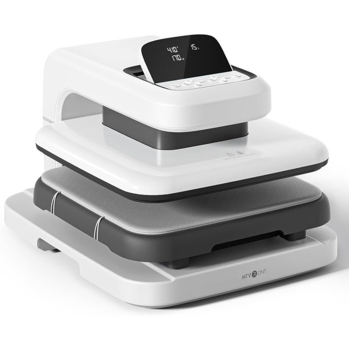 Termofijadora Automática HTVRONT Auto Heat Press 2 para Camisetas 15x15