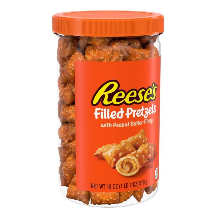 Reese's Pretzels Rellenos, Nuggets de Pretzel con Mantequilla de Maní, 18 oz