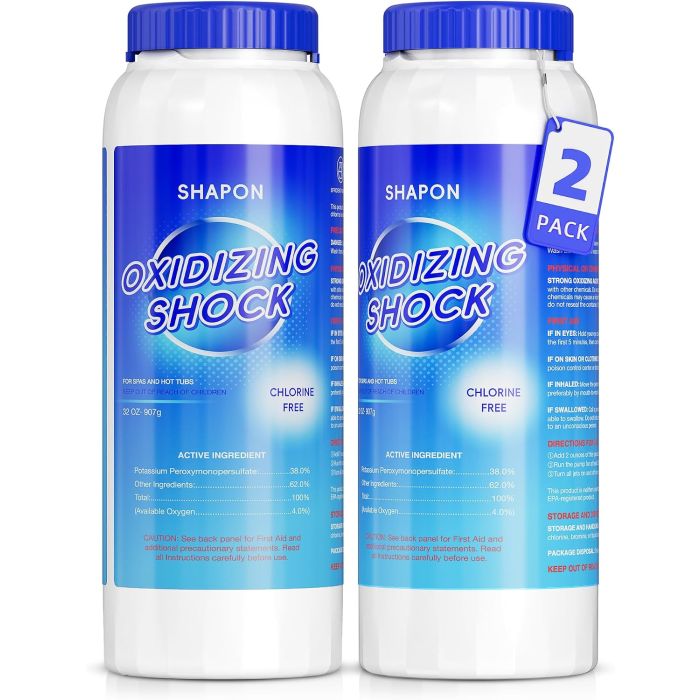 Shock para Spa sin Cloro 32 Oz (Paquete x2)