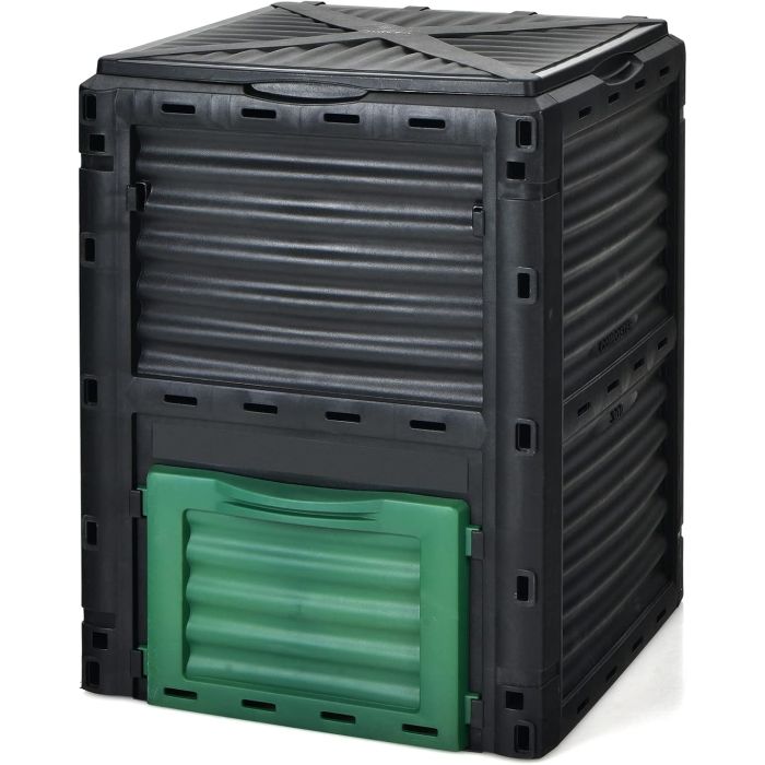 Goplus Compost Bin, 80 Gallon (300 L) Large Outdoor Composting Box