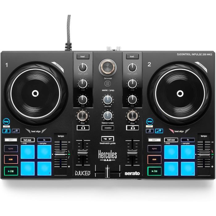 Hercules DJControl Inpulse 200 MK3 controlador DJ portátil