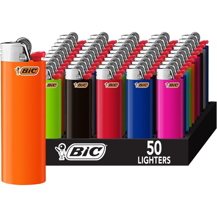 Encendedor BIC Classic Multicolor 50 unidades