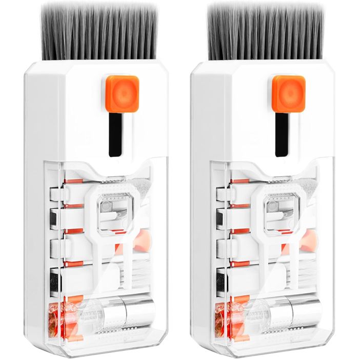 Kit de Limpieza para Teclado 2 Paquetes - Cepillo y Spray para PC