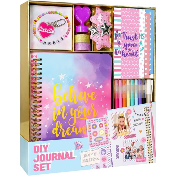 Kit de Diario DIY Nollh para Niñas - Más de 200 Piezas