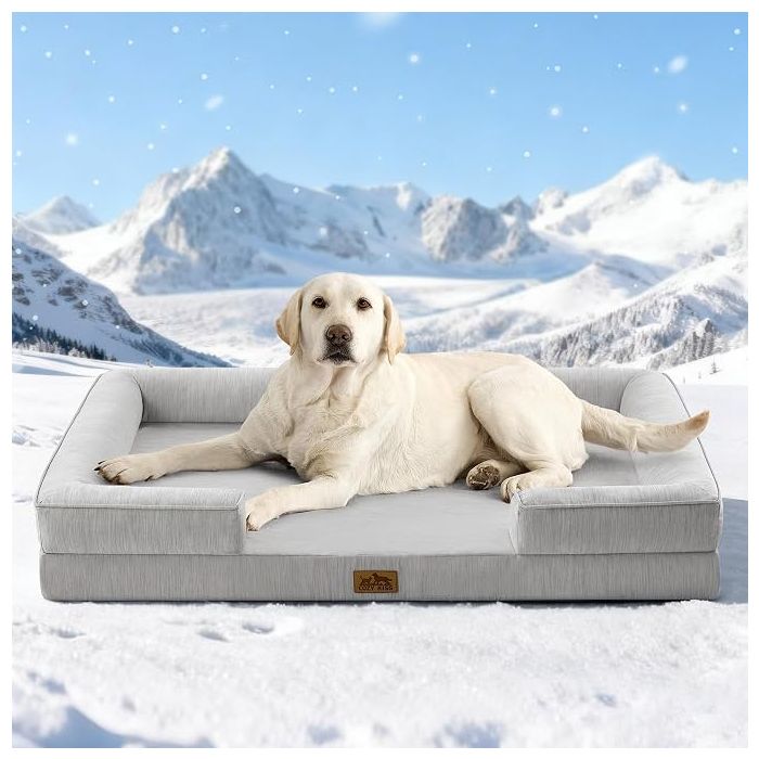 Cama Sofá para Perro Grande 112x81cm Refrescante y Lavable