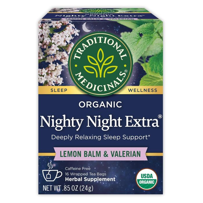 Té Orgánico Relajante con Raíz de Valeriana, 16 Saquitos