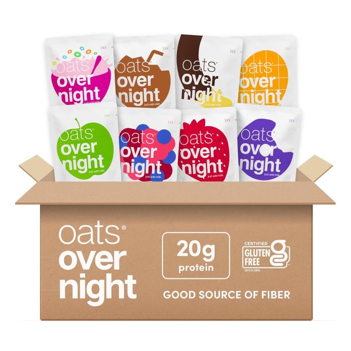 Oats Overnight Avena Fruit Variety Pack 2.6 Ounce Pack