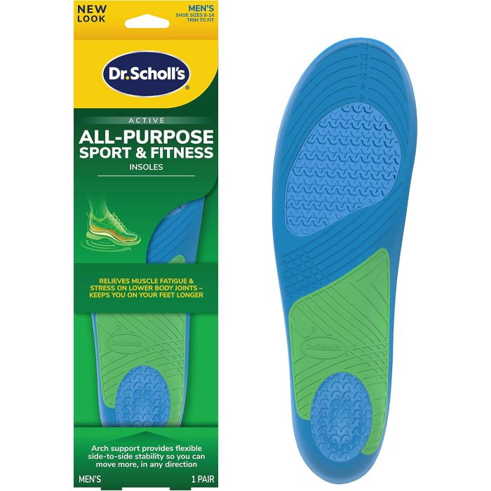 Plantillas Dr. Scholl's Sport para hombre talla 8-14