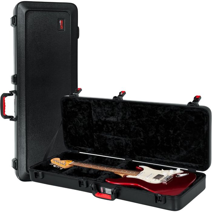 Estuche de vuelo moldeado Gator para guitarra eléctrica Strat/Tele