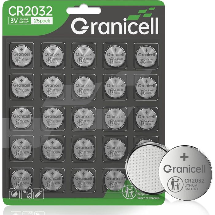 Granicell CR2032 Batería de Litio 3V 25 Unidades