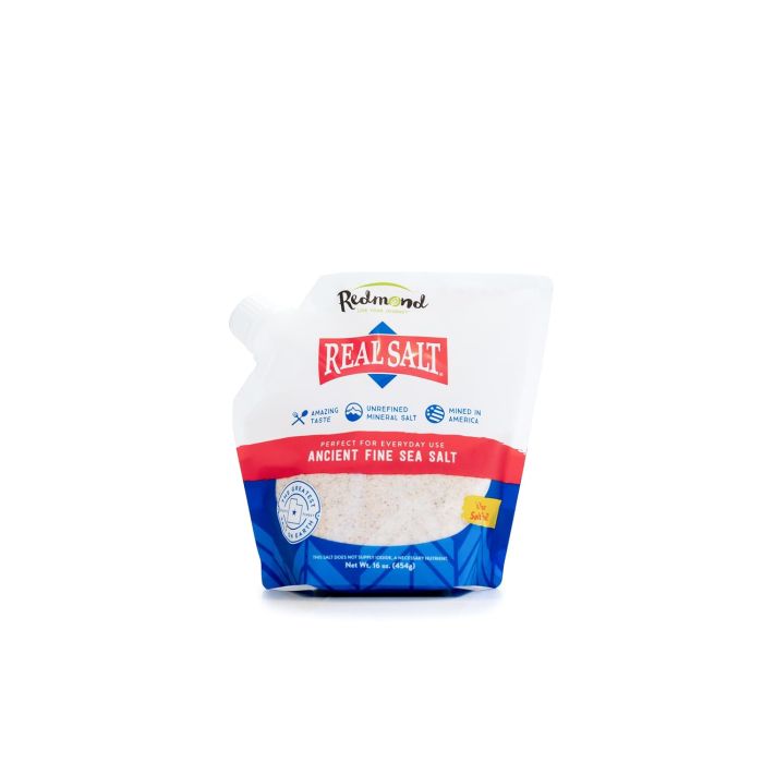 Sal Fina Roja Redmond - Paquete de 454 g (16 oz)