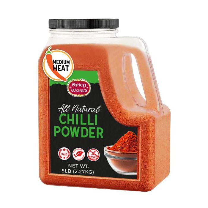 Polvo de Chile Rojo 5 LB - Picante Medio - 100% Natural