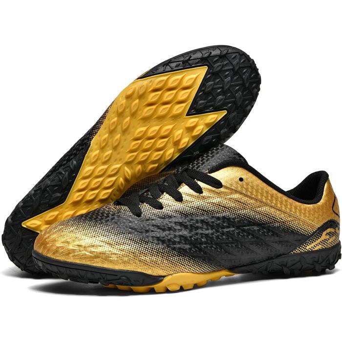 Zapatos de fútbol indoor para hombre talla 11 negro