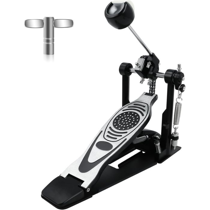 Pedal de bombo con doble cadena y ajuste