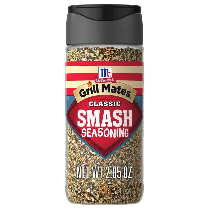 Sazonador McCormick Grill Mates Classic Smash, 2.85 oz
