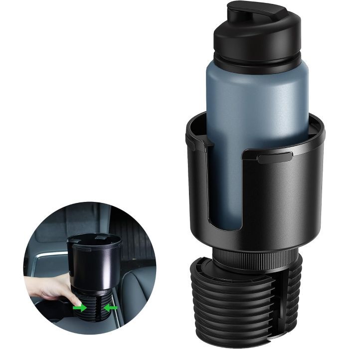 SAGRUILA Portavasos Expansible para Coche - Soporte para Botellas Grandes