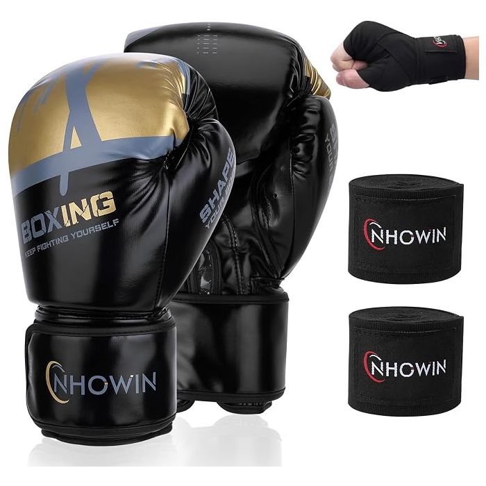 Guantes de Boxeo Entrenamiento con Tecnología de Absorción d
