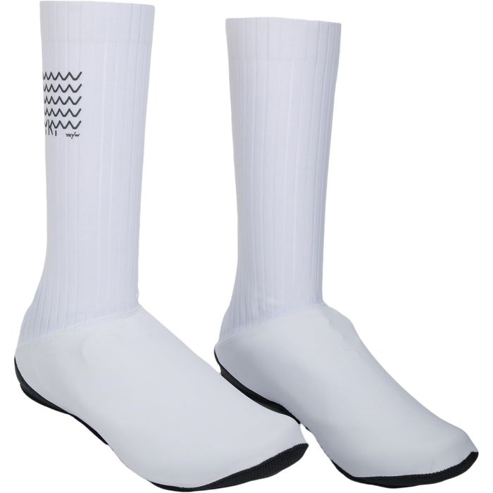 Cubrezapatos impermeables para ciclismo YKYWBIKE talla L blanco