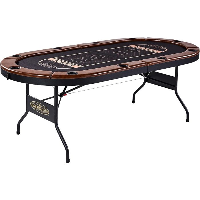 Mesas de Poker Plegable con superficie de fieltro, 10 jugadores