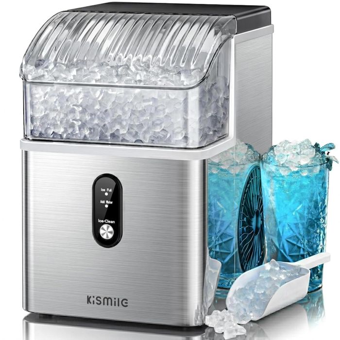 Kismile Fabricadora de Hielo de Encimera 35 lb/día