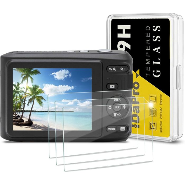 Protector de Pantalla Temperado para Kodak Pixpro FZ45 3 Piezas