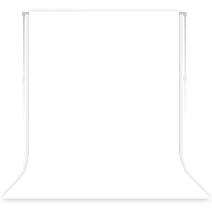 Fondo fotográfico blanco 5x7 pies de tela para estudio