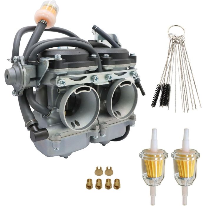 Carburador S15004-0020 con líneas de combustible y juntas