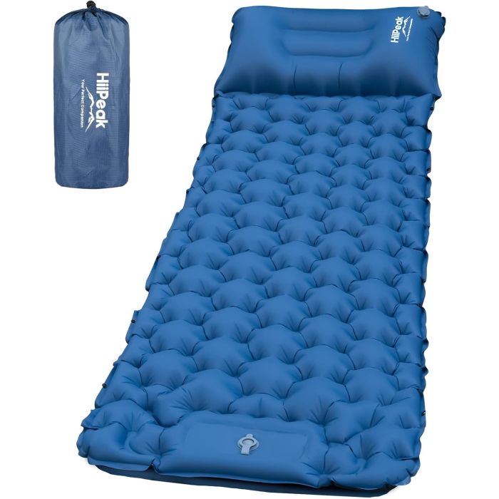 Colchoneta de Camping Inflable HiiPeak con Bomba y Almohada Integrada