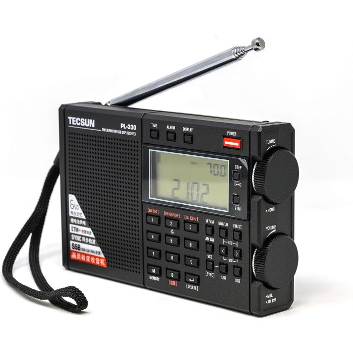 Radio portátil digital Tecsun PL330 AM/FM/LW/SW con SSB
