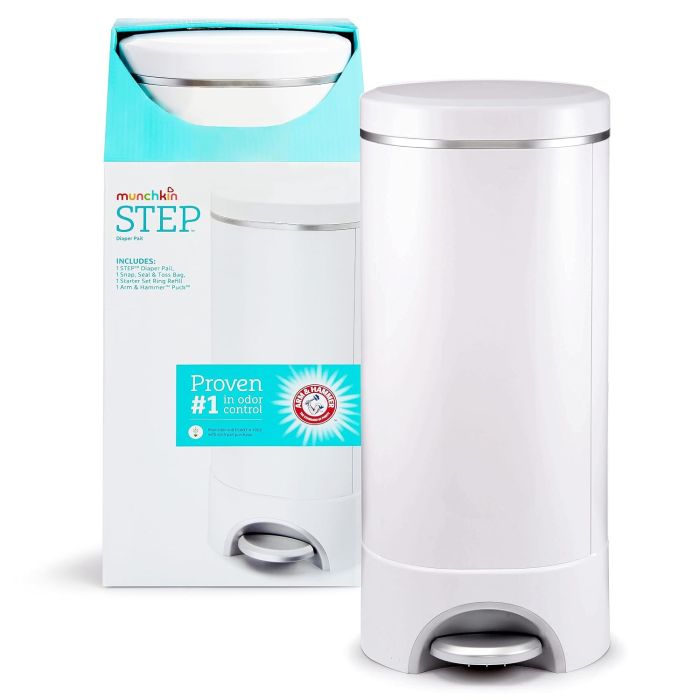 Munchkin Step Cubo para Pañales con Control de Olores