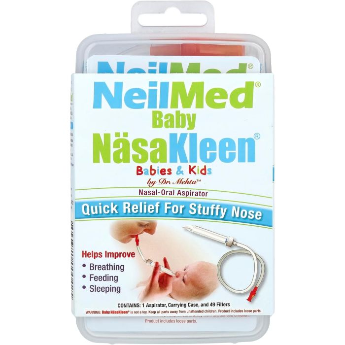 Aspirador Nasal-Oral NeilMed Baby NasaKleen con 49 Filtros