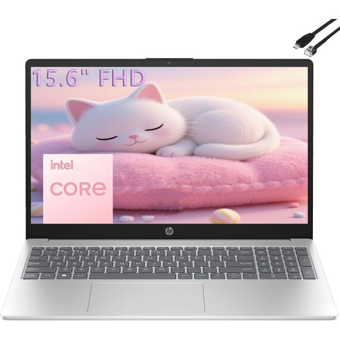 HP Laptop 15.6" FHD 16GB RAM 512GB SSD Intel N100 Windows 11