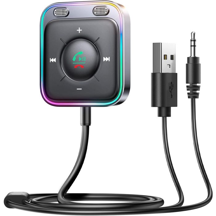 Adaptador Bluetooth Joyroom para Coche, Manos Libres, Negro