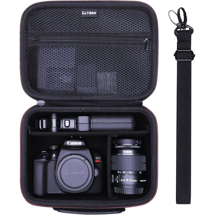 Funda para Cámara Canon EOS Rebel T7/R50/R6 Mark II/Negro