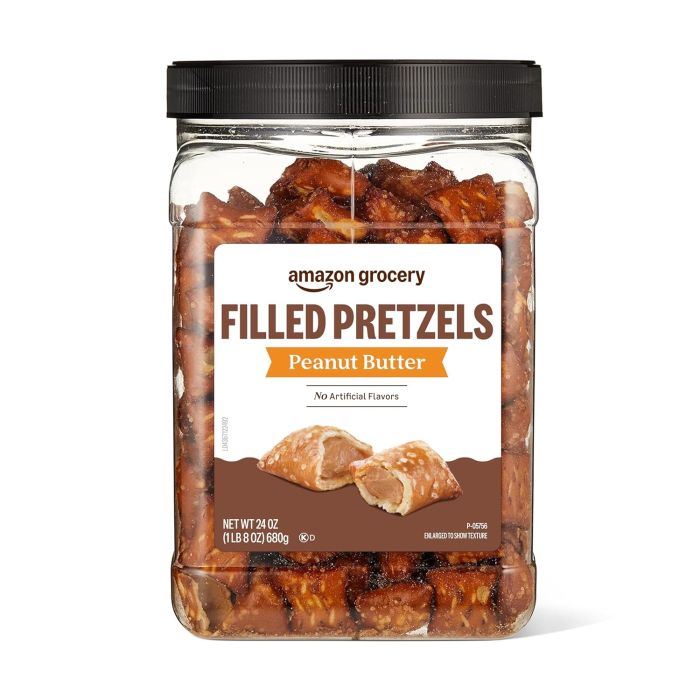 Pretzels Rellenos de Mantequilla de Maní Amazon Grocery, 24 Oz