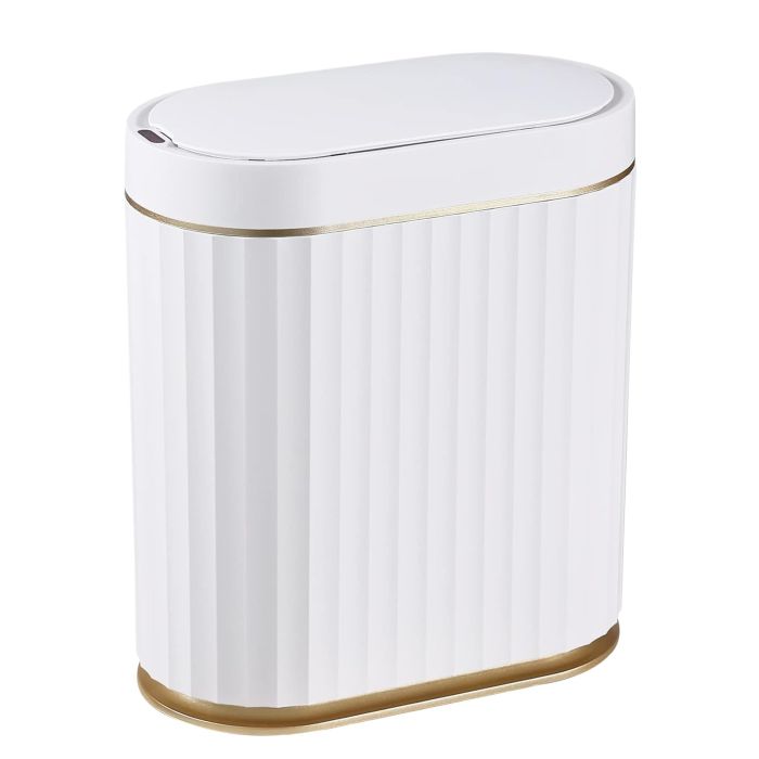 Cubo de Basura con Sensor de Movimiento ELPHECO 2 Galones Blanco