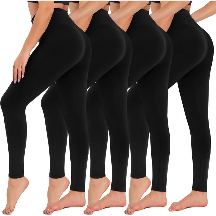 Leggings para mujer 4 pack control abdomen talle alto