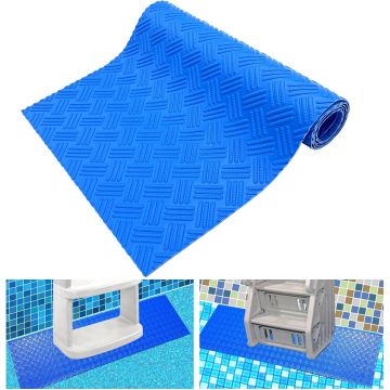 Alfombra para Escalera de Piscina Azul 9x36 pulgadas