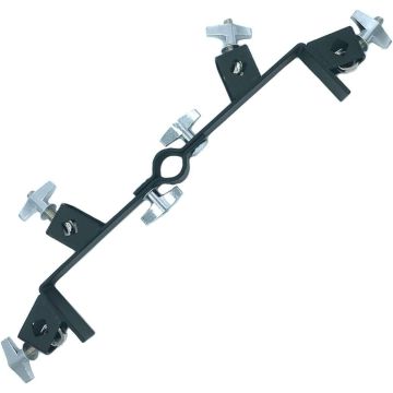 Soporte para cowbell con 4 posiciones para percusión