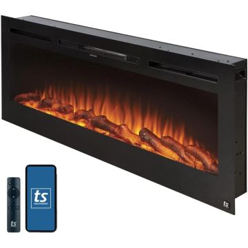 Chimenea Eléctrica Touchstone Sideline 50" Empotrable con Calefactor 1500W