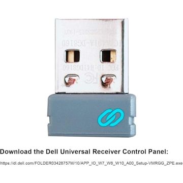 Receptor USB Universal para Dell WM527 WM514 KM714