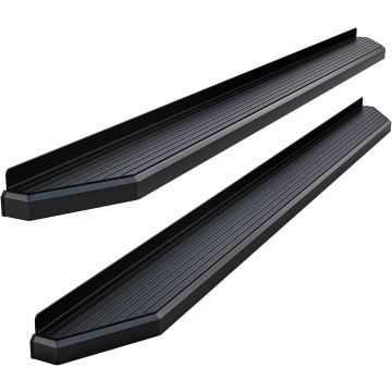Estribos APS 6in Acero Inoxidable Negro para Chevy Silverado GMC Sierra