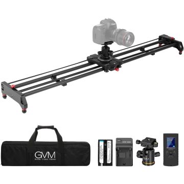 GVM 120 cm Slider para Cámara Motorizado de Fibra de Carbono