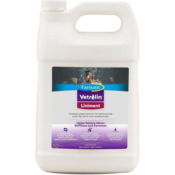 Farnam Vetrolin Linimento para Caballos, Alivio Muscular, 128 Onzas