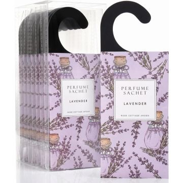 Ambientador Colgante de Lavanda ROSE COTTAGE Pack 12 Unidades