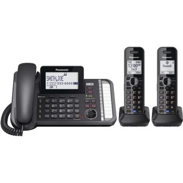 Panasonic KX-TG9582B Sistema Telefónico 2 Líneas con 2 Auriculares